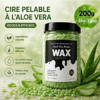 Sachets de cire épilatoire 200g Aloe Vera